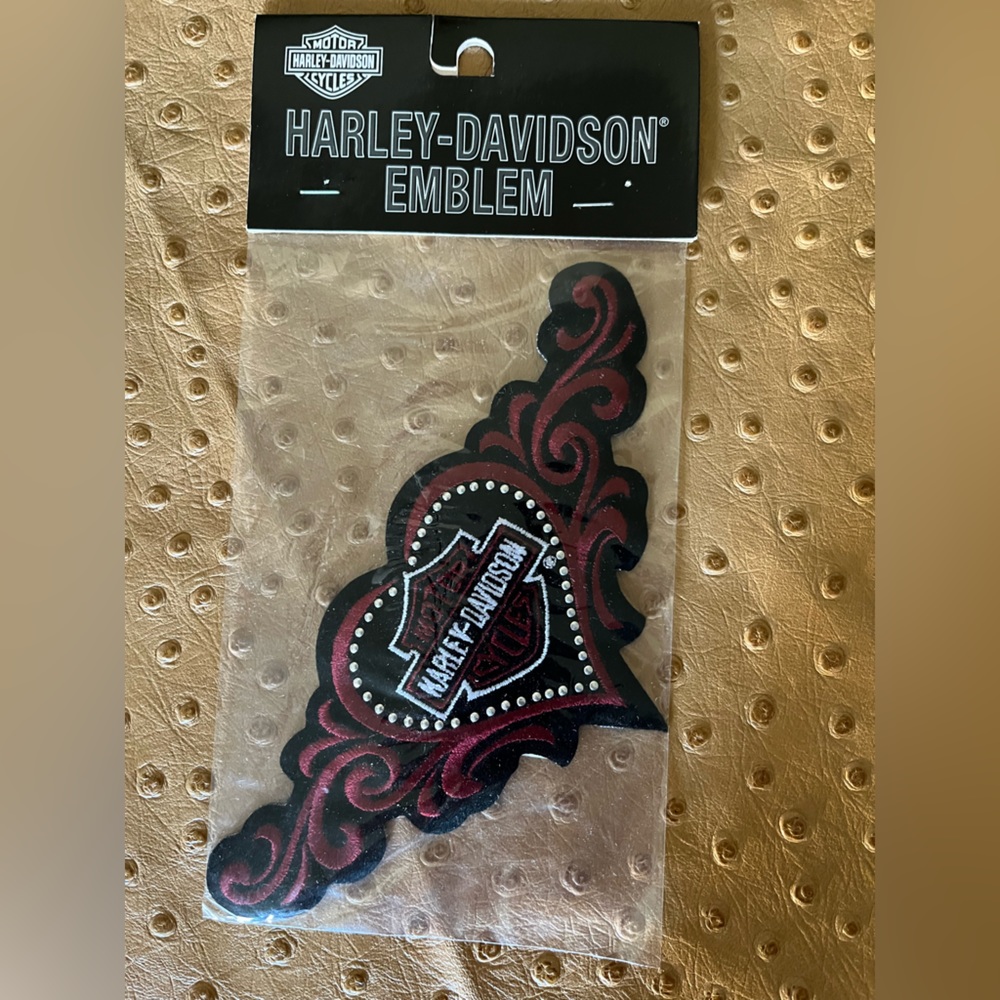Harley Davidson iron on emblem